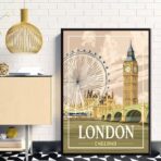 affiche angleterre vintage