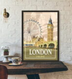 affiche angleterre vintage