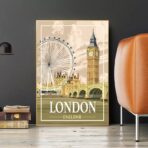affiche angleterre vintage