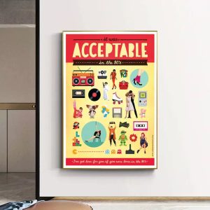 affiche annee 80 vintage