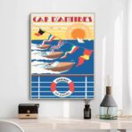 affiche antibes vintage