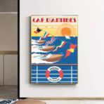 affiche antibes vintage