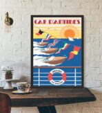 affiche antibes vintage