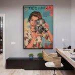 cartel de camara vintage