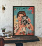 cartel de camara vintage
