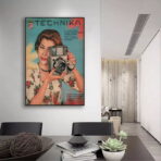 cartel de camara vintage
