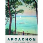 cartel arcachon vintage