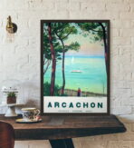 cartel arcachon vintage
