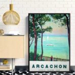 cartel arcachon vintage
