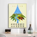 affiche ardennes vintage
