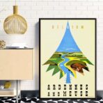 affiche ardennes vintage