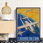 affiche armee de lair vintage