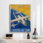 affiche armee de lair vintage