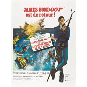 affiche au service secret de sa majesté