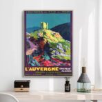 affiche auvergne vintage