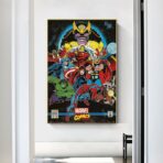 affiche avengers vintage