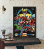 affiche avengers vintage