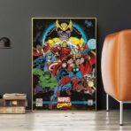affiche avengers vintage