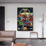 affiche avengers vintage
