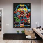 affiche avengers vintage