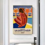 cartel vintage azul