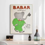 affiche babar vintage