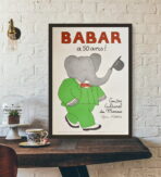 affiche babar vintage