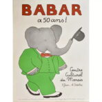 affiche babar vintage