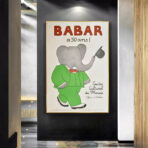 affiche babar vintage
