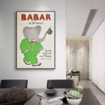 affiche babar vintage