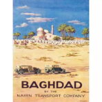 affiche bagdad haifa vintage