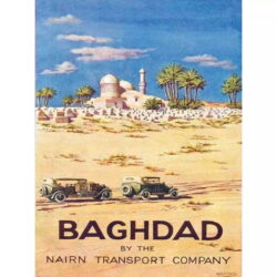 affiche bagdad haifa vintage