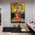 affiche bal dansant vintage