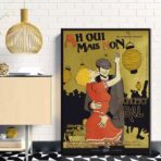 affiche bal dansant vintage