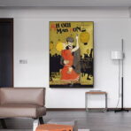affiche bal dansant vintage