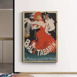 affiche bal vintage