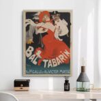 affiche bal vintage