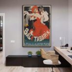 affiche bal vintage