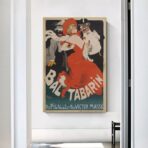 affiche bal vintage