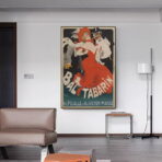 affiche bal vintage