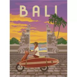 affiche bali vintage