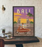affiche bali vintage