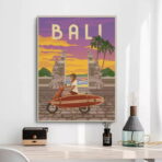 affiche bali vintage