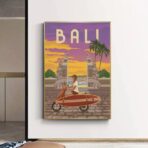 affiche bali vintage