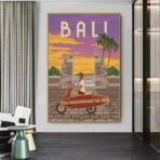 affiche bali vintage