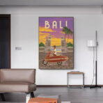 affiche bali vintage