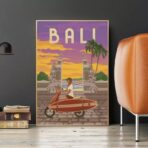 affiche bali vintage