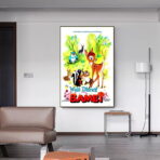 affiche bambi vintage