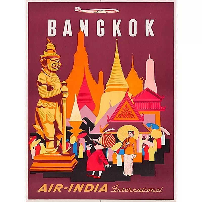 affiche-bangkok-vintage_1 poster bangkok vintage