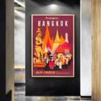 poster bangkok vintage